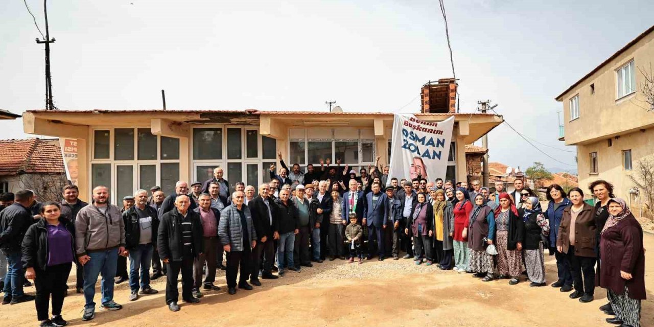 Başkan Zolan 1 günde 6 ilçeyi ziyaret etti
