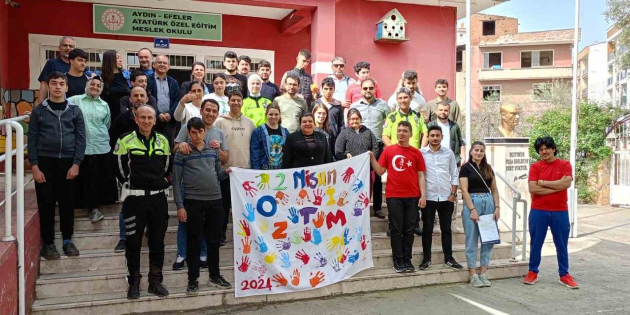 Otizmli çocuklar eğlenerek trafik kurallarını öğrendi