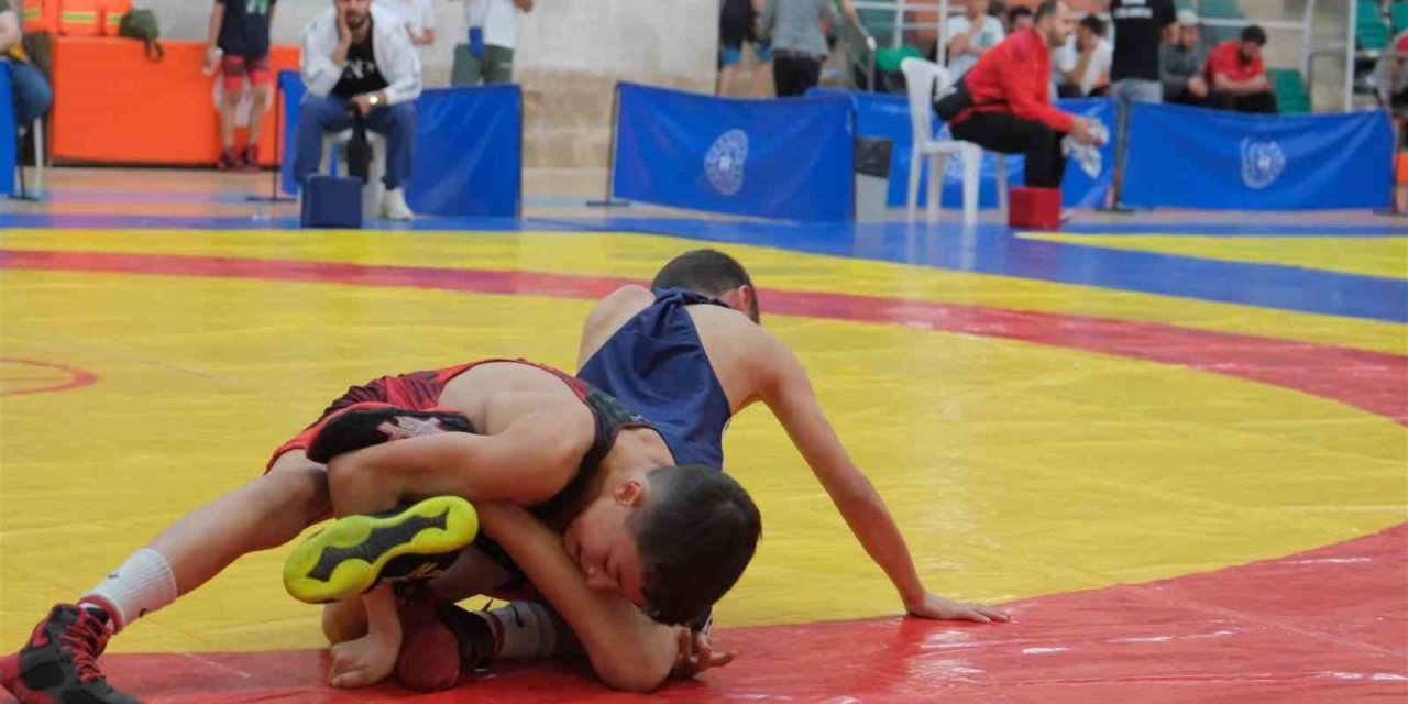 Okullar Arası Küçük Erkekler Güreş Müsabakaları başladı