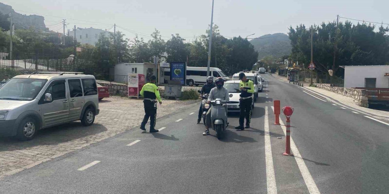 Bodrum’da 189 sürücüye 387 bin lira ceza