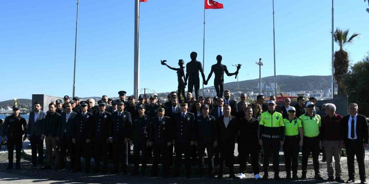Kuşadası’nda Türk Polis Teşkilatı’nın 179’uncu kuruluş yıl dönümü kutlandı