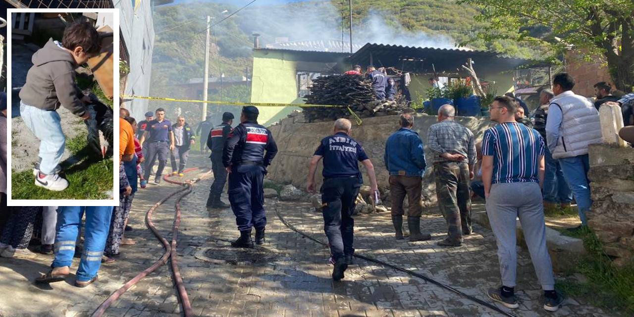 Nazilli’de 2 yaşındaki çocuk alevlerin arasında kalarak hayatını kaybetti