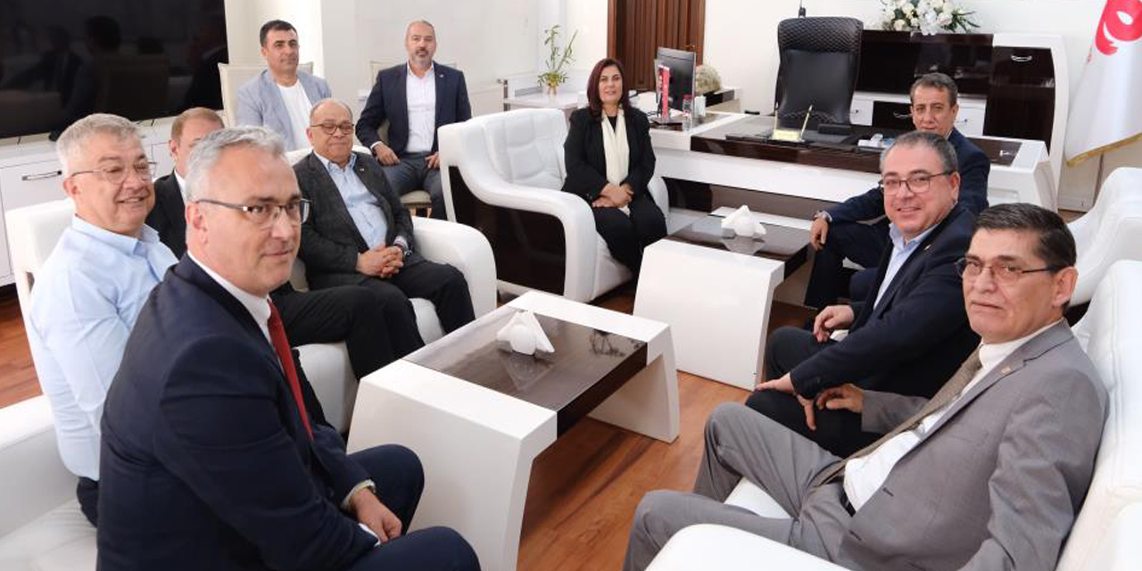 Efeler Belediye Başkanı Yetişkin, Başkan Çerçioğlu’nu ağırladı