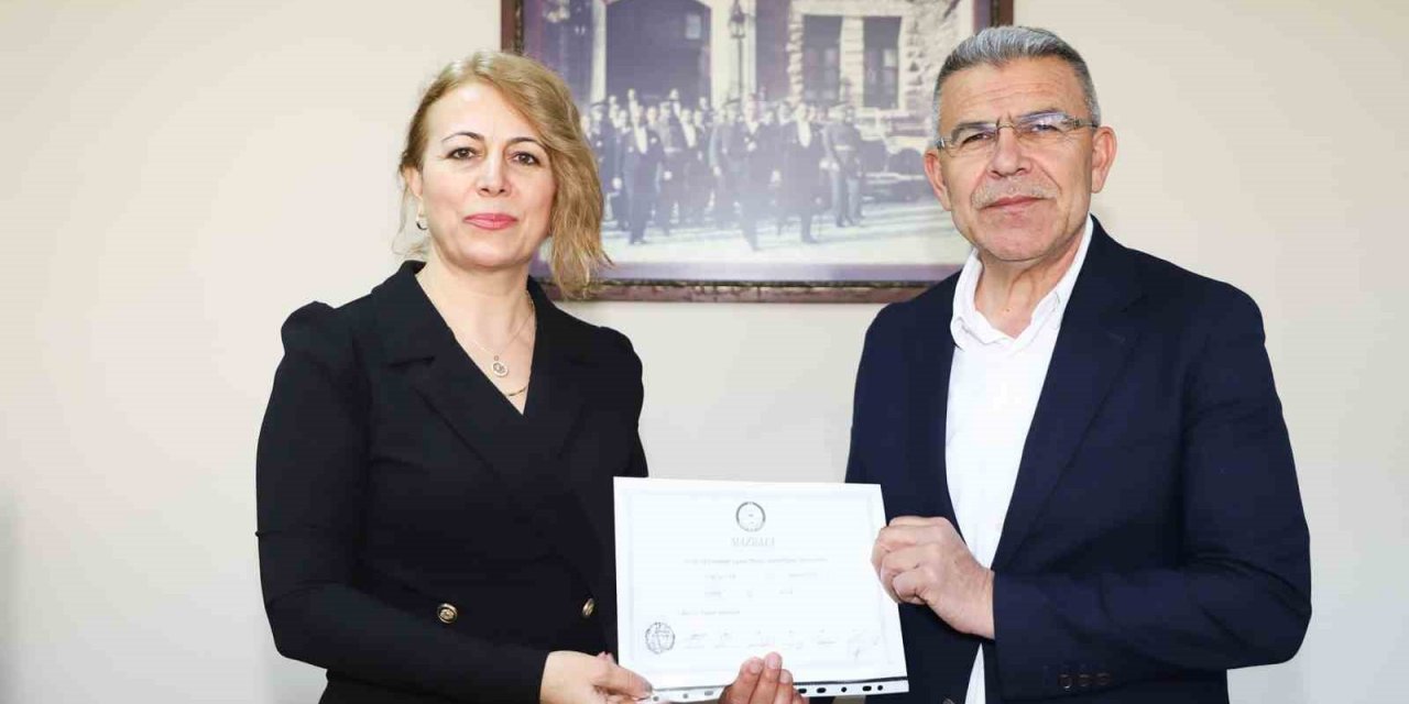 Başkan Güler, mazbatasını aldı