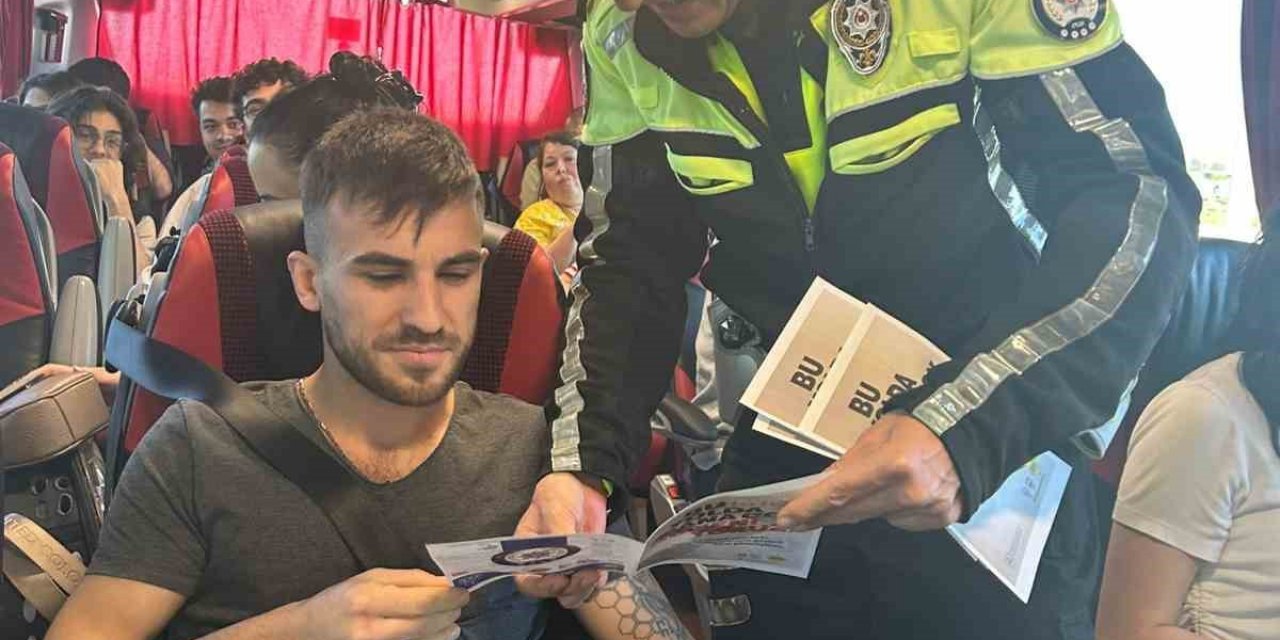 Aydın otogarında bayram denetimi