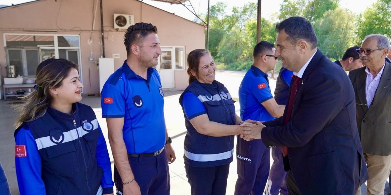 Ortaca Belediyesi’nde bayramlaşma