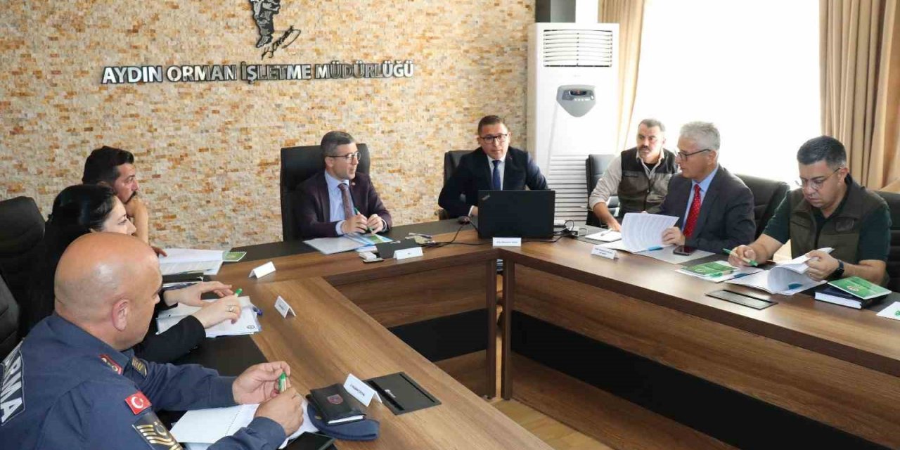 Aydın’da orman yangınlarına karşı önlemler konuşuldu