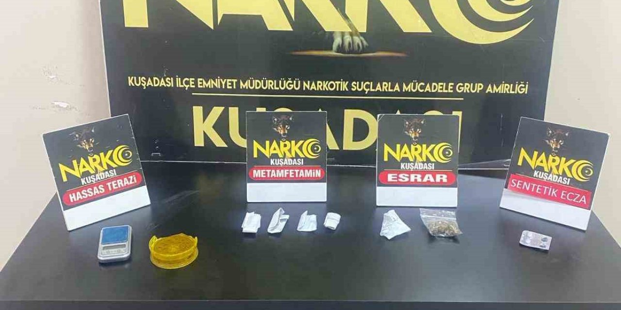 Kuşadası’nda narkotik operasyonu