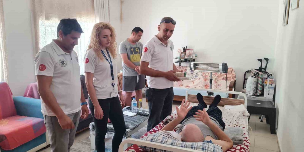 Bodrum Belediyesi, hastalara moral oluyor