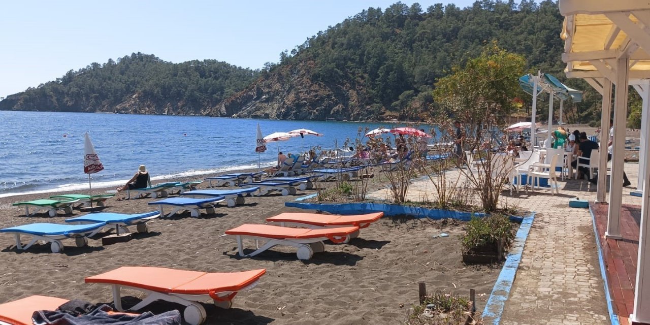 Fethiye İnlice Plajı hizmete başladı