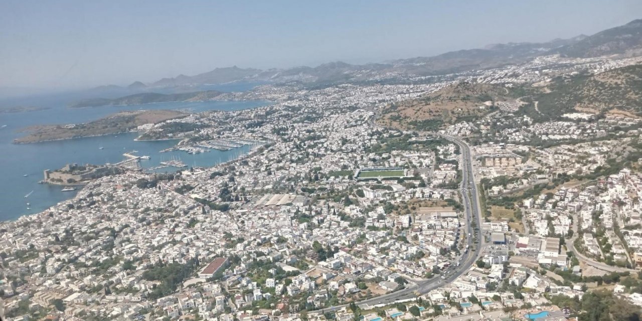 Bodrum’da havadan ceza yağdı