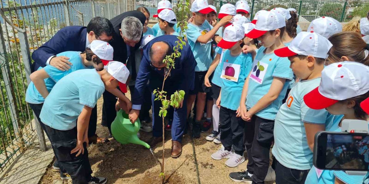Okuldaki Çiftlik Projesi, Bodrum’da hayata geçirildi