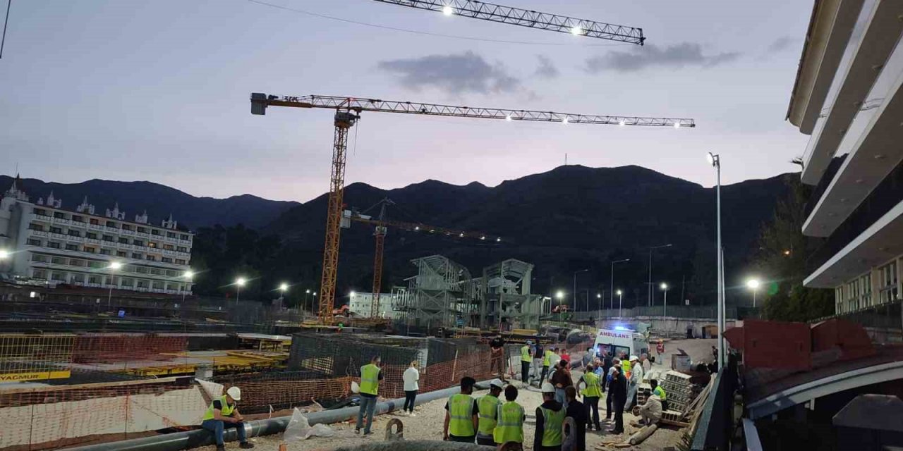 Marmaris’te inşaat alanında iş kazası: 1 ölü, 1 yaralı