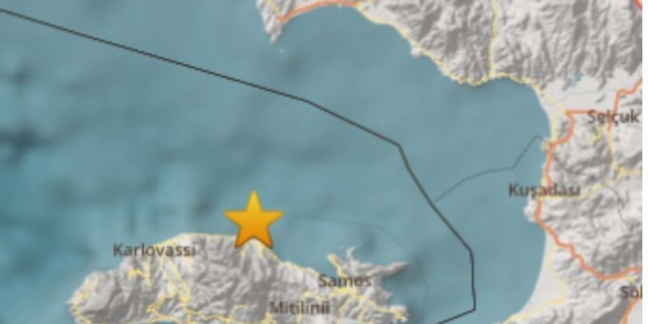 İzmir Seferihisar açıklarında 4,5 büyüklüğünde deprem