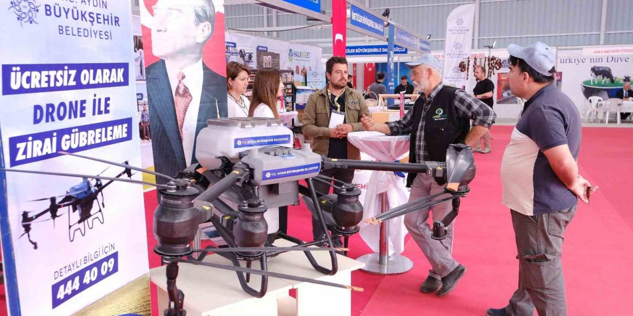 Tarım Fuarı’nda Aydın Büyükşehir Belediyesi standına yoğun ilgi
