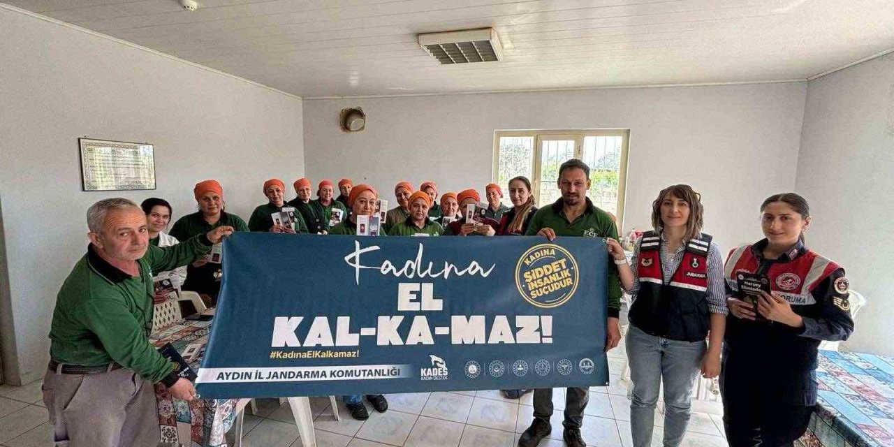 Fıstık işçileri kadına karşı şiddet konusunda bilgilendirildi