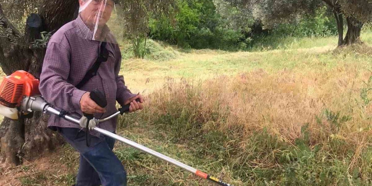 Aydın’da kuru otlar temizleniyor