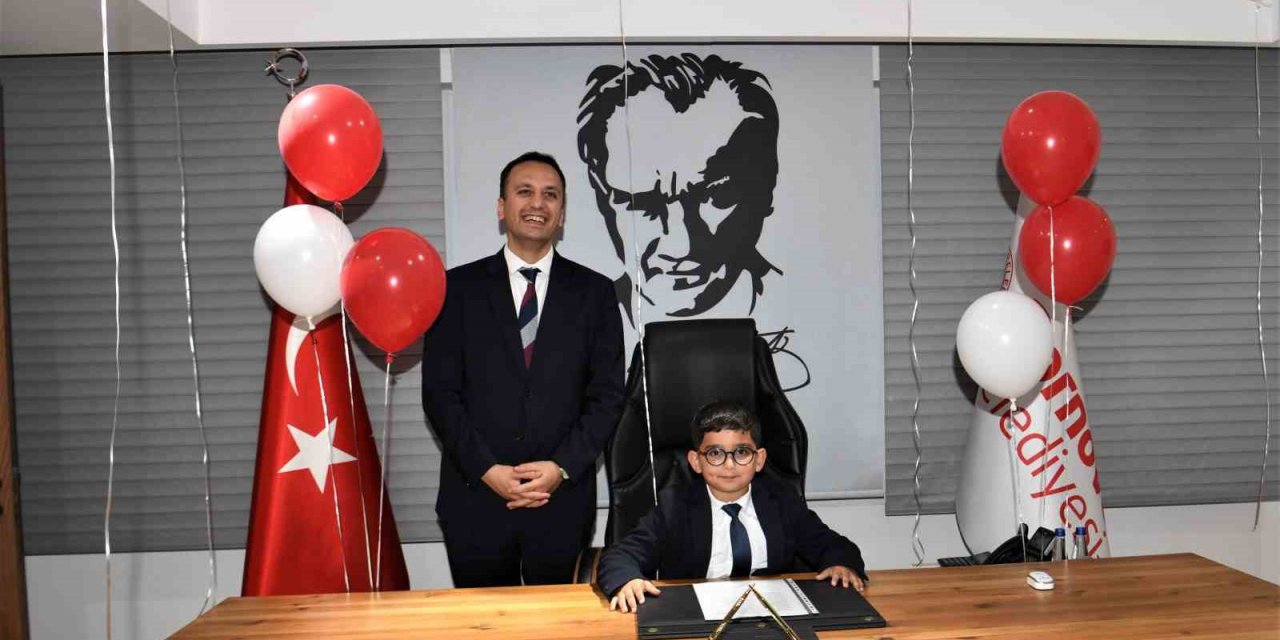 Küçük başkandan Filistin mesajı