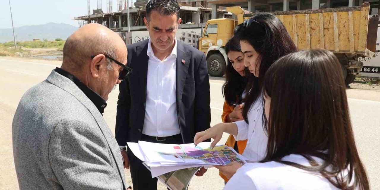 Başkan Arıcı proje alanlarında inceleme yaptı