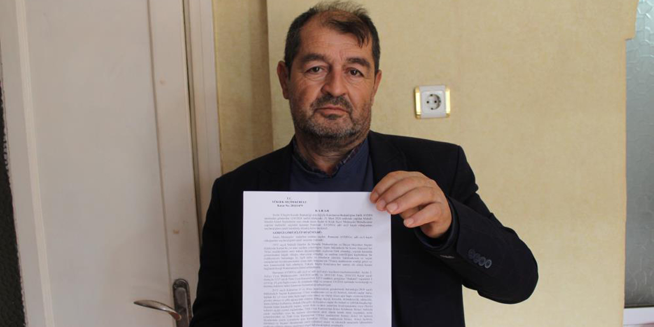 Muhtar adayı seçimin iptal edilmesini istedi