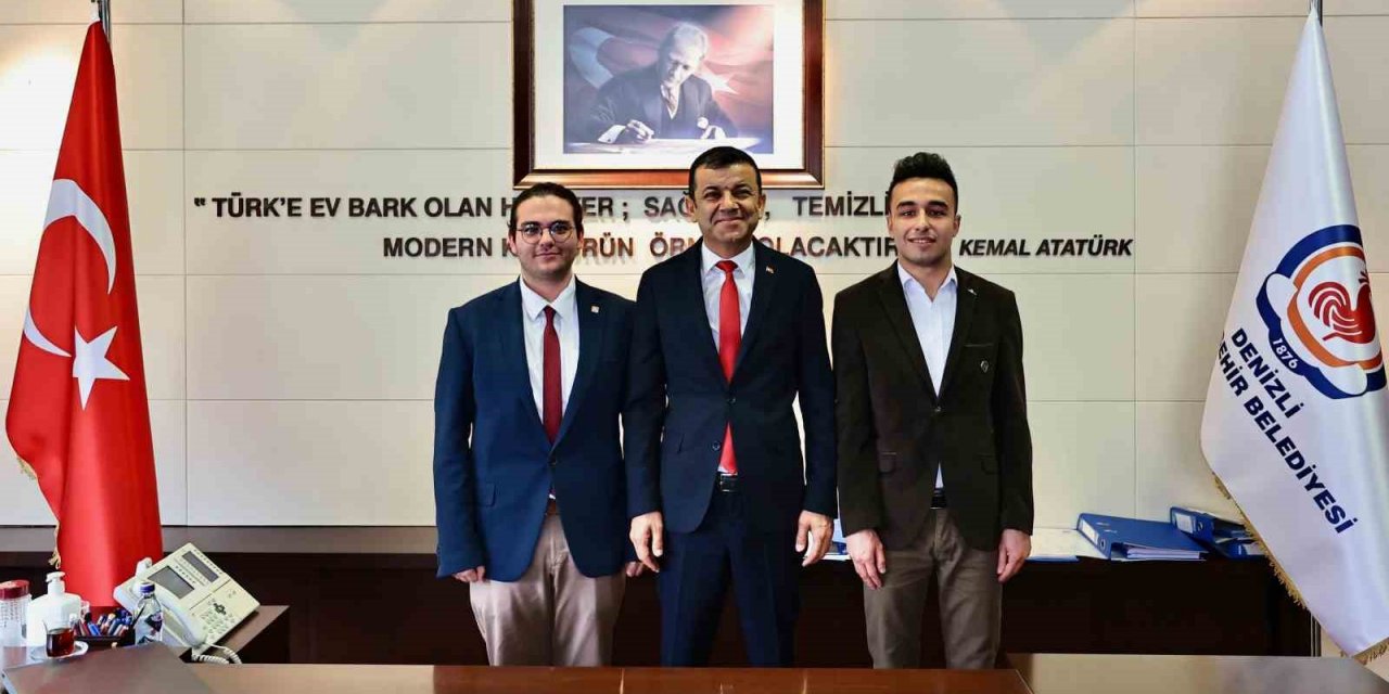 Başkan Çavuşoğlu, Denizli’nin en genç meclis üyelerini ağırladı