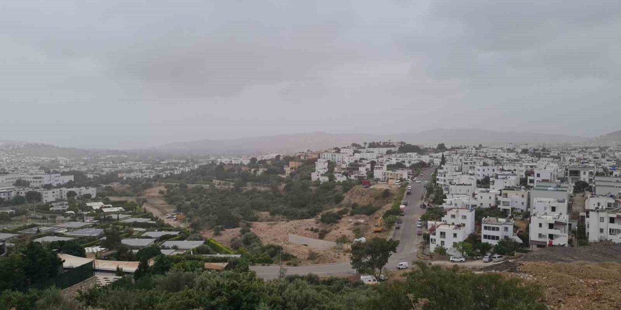 Çöl tozları, Bodrum’a geldi