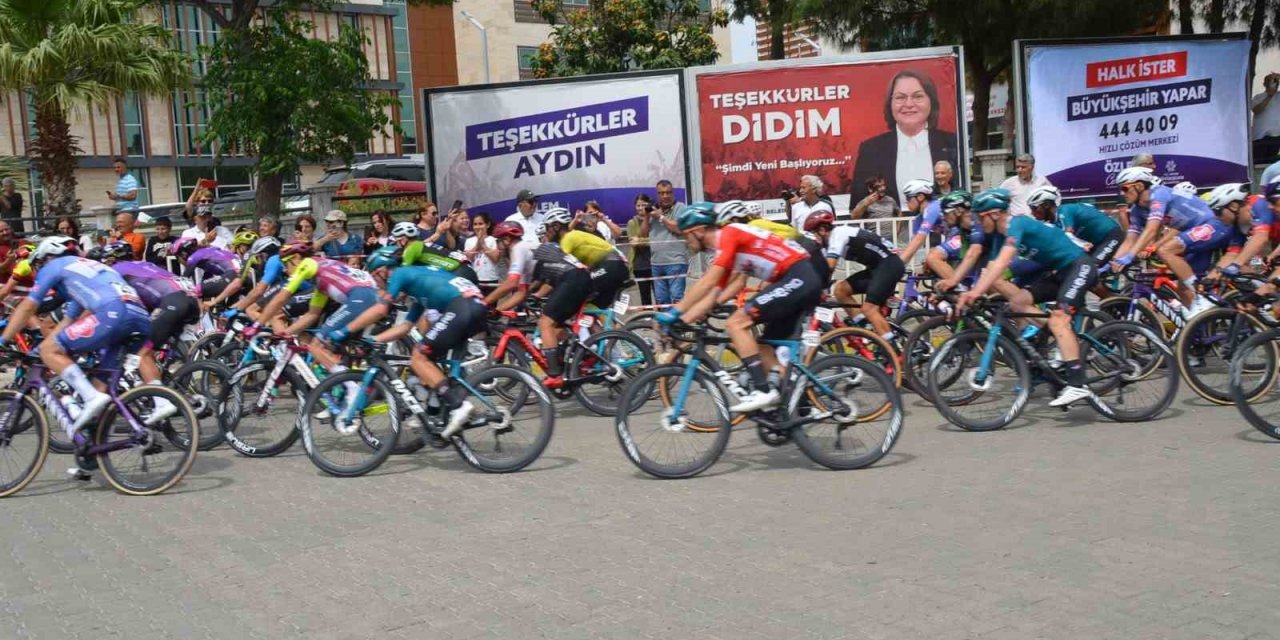 Cumhurbaşkanlığı Bisiklet Turu’na bisikletçiler Didim’de karşılandı