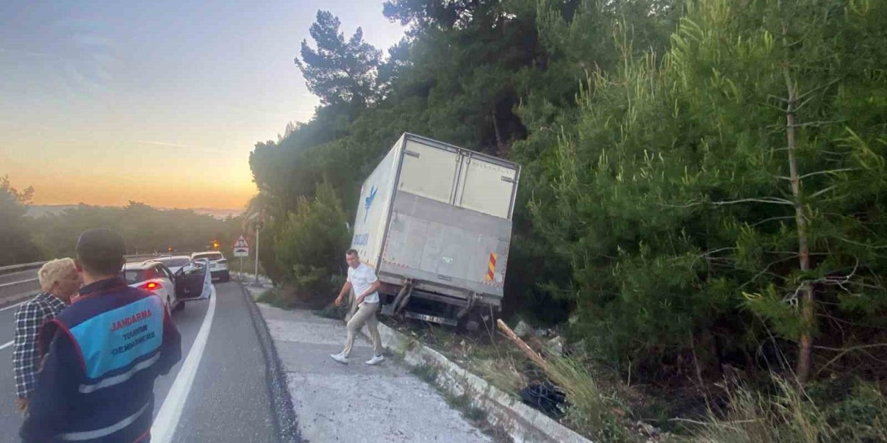 Sakartepe rampasında kaza
