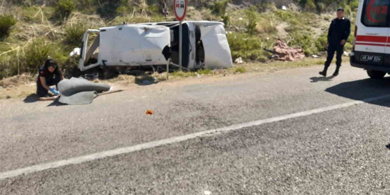 Seydikemer’de otomobil takla attı: 1 ölü
