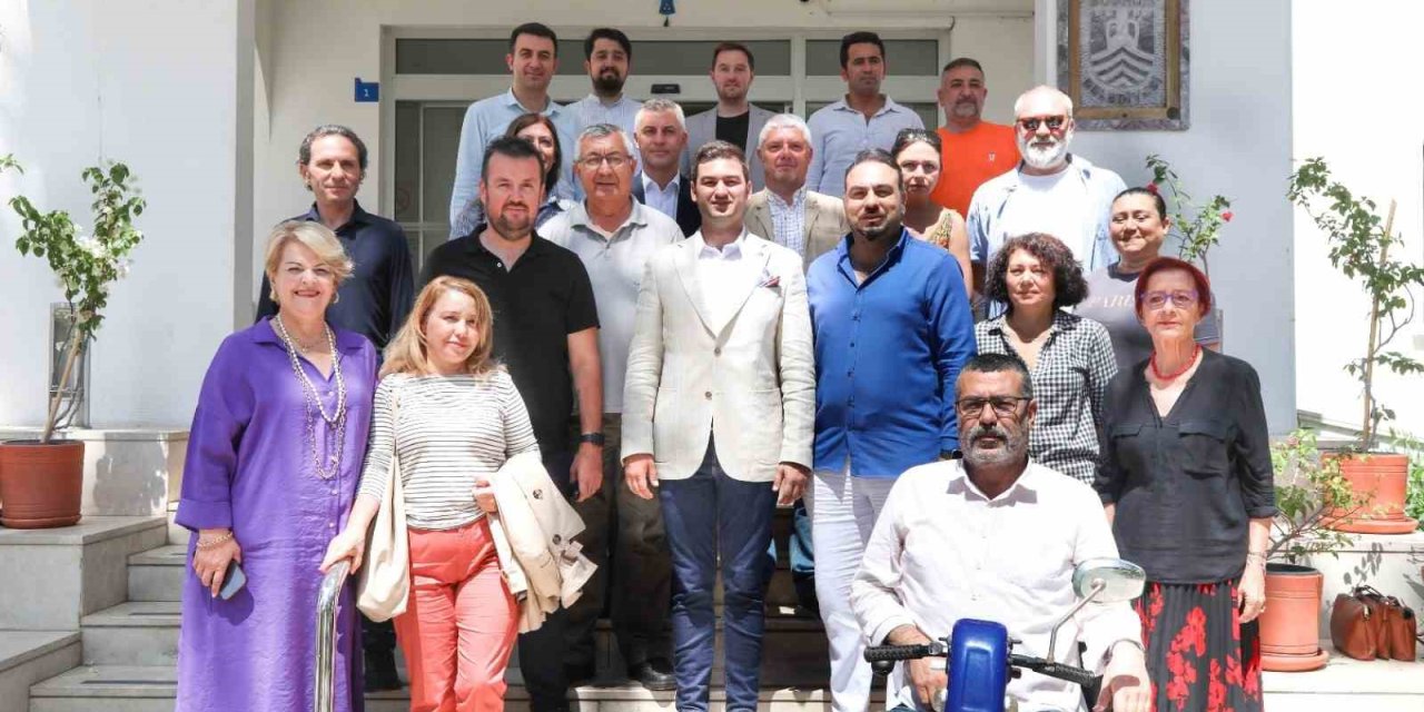 Başkan Mandalinci Bodrum Gazeteciler Cemiyeti’ni ağırladı