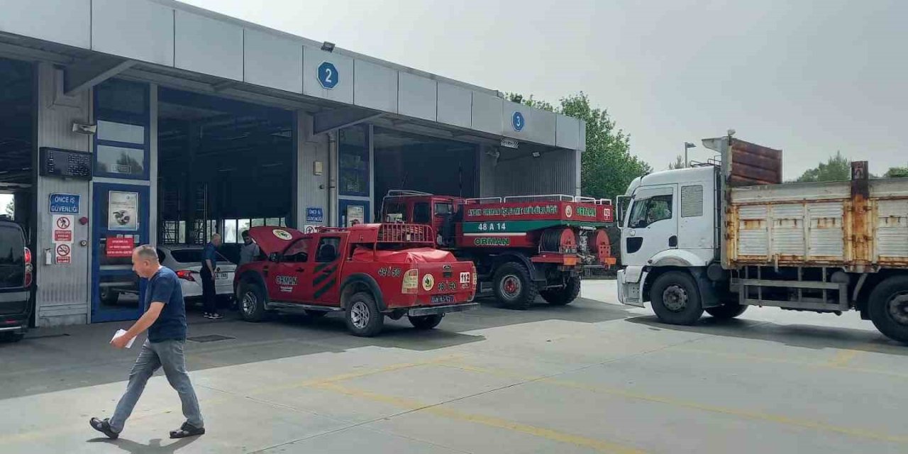 Yangın sezonu öncesi araçların bakım onarımları tamamlandı