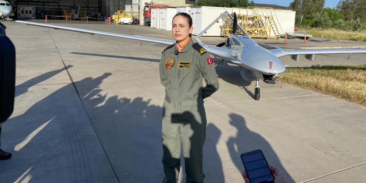 Deniz Kuvvetleri bünyesinde tek kadın İHA pilotu hem mavi vatanı hem de gök vatanı koruyor
