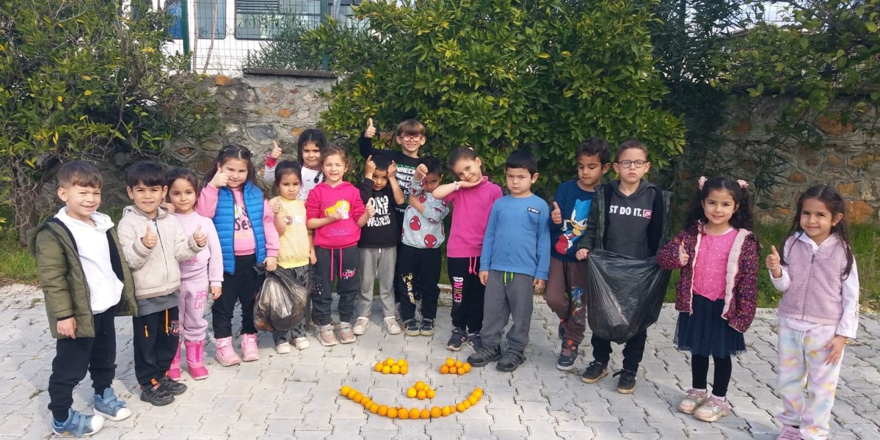 Köyceğizli miniklerden örnek davranış