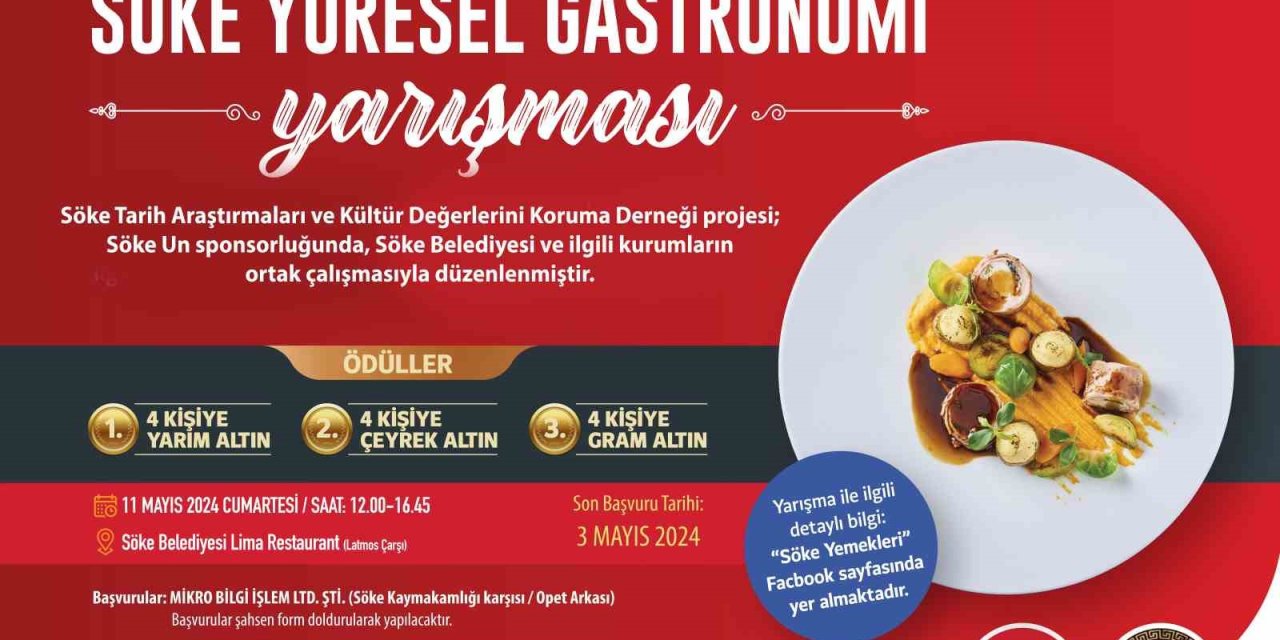 Söke’de yöresel lezzetler yarışacak
