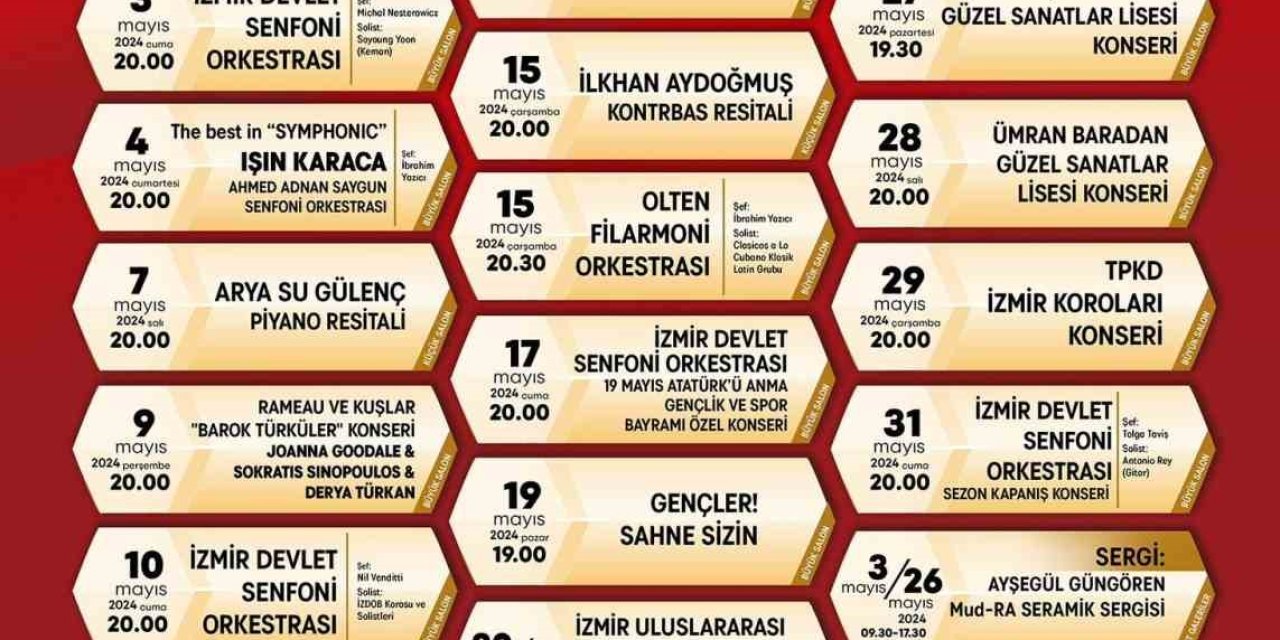 İzmir sanata doyacak
