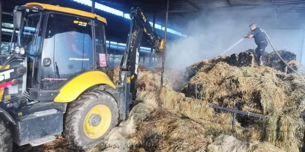 Cincin’de meydana gelen yangında maddi hasar oluştu