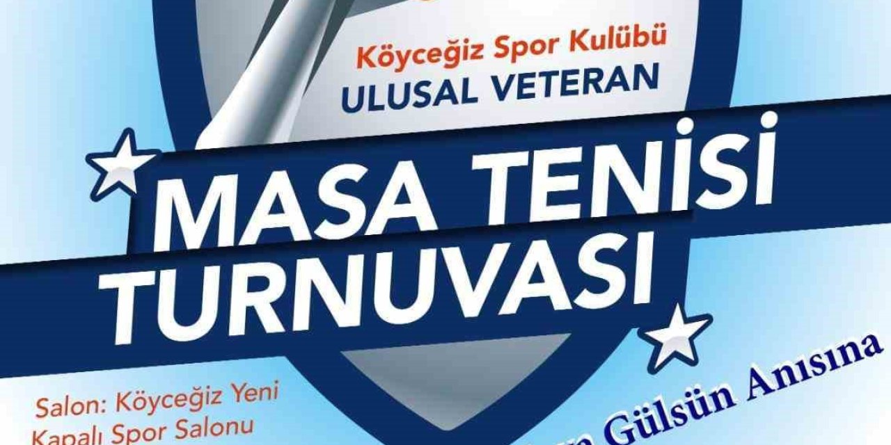 Köyceğiz’de Masa Tenisi Turnuvası başlıyor