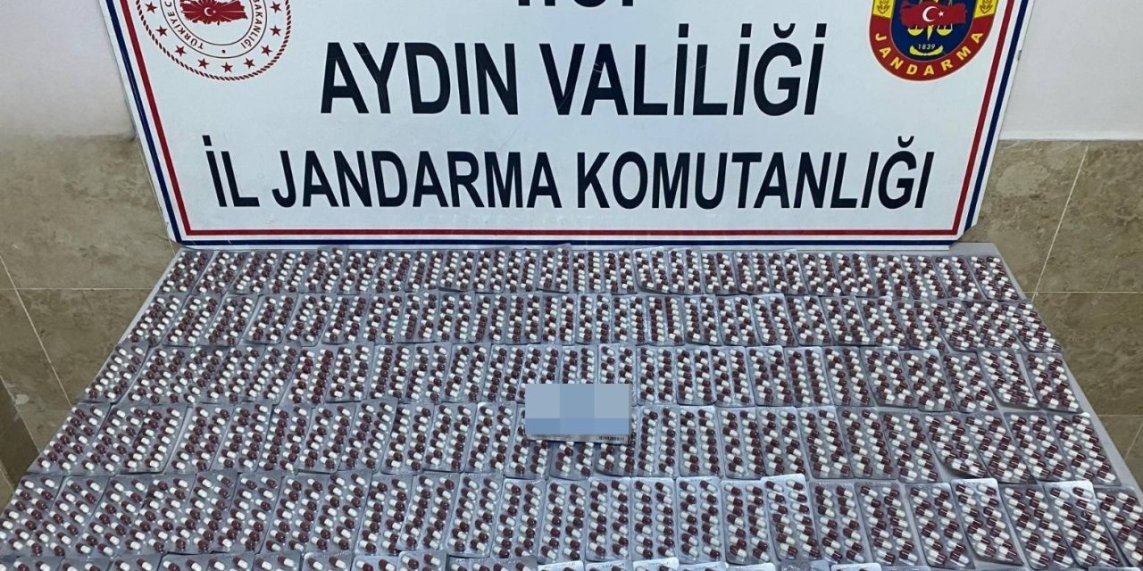 Nazilli’de 3650 sentetik hap ele geçirildi