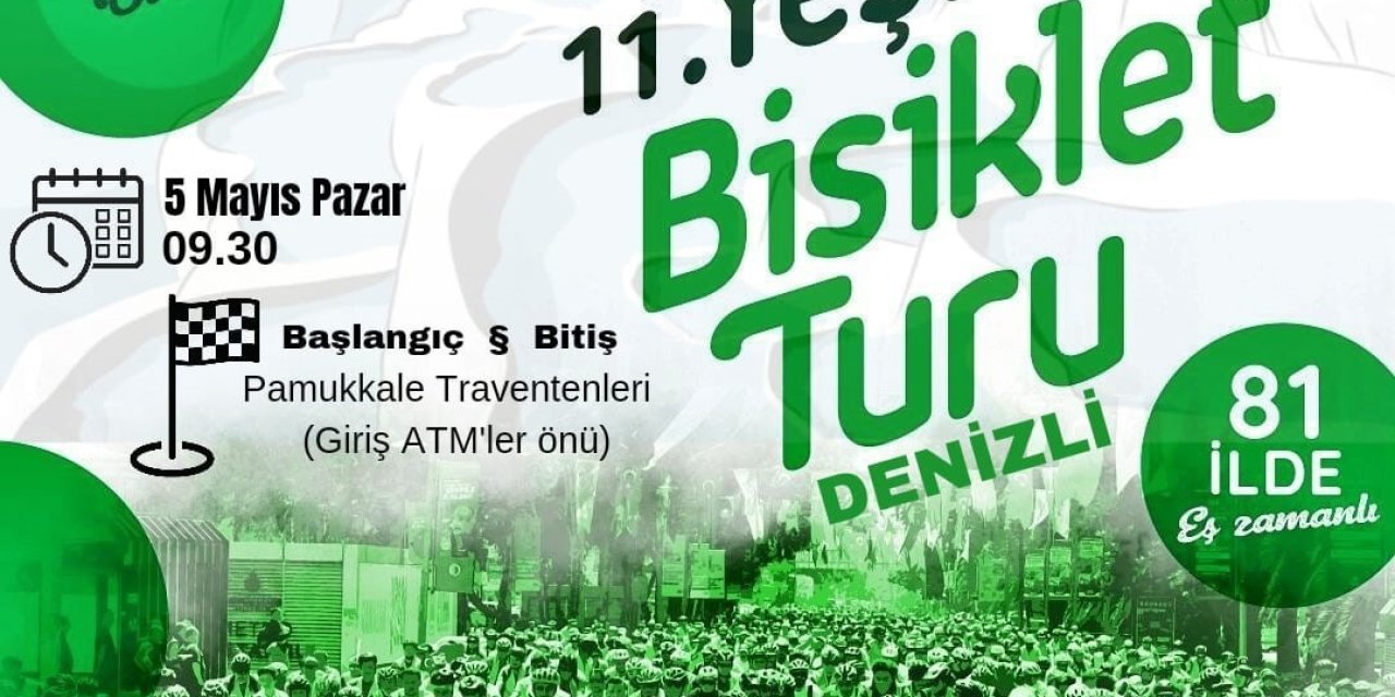 11. Yeşilay Bisiklet Turu hafta sonu yapılacak