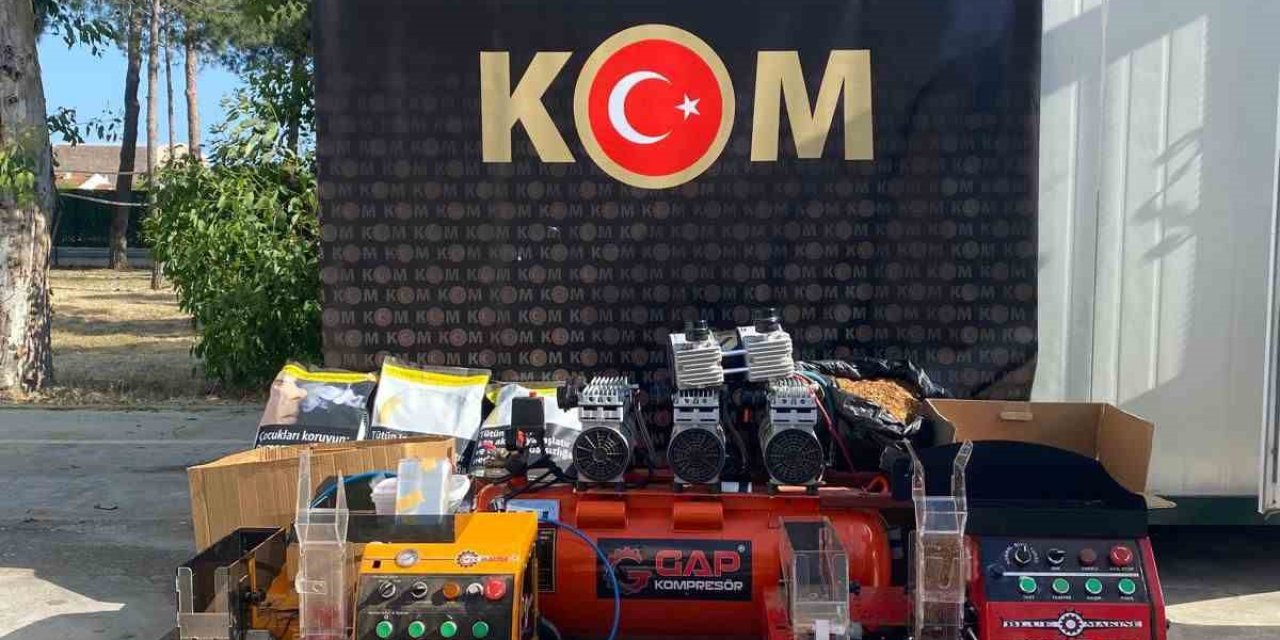 Aydın’da 24 bin dolu makaron ele geçirildi