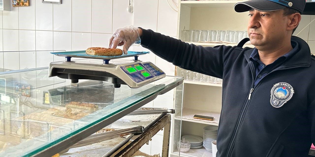 Zabıta ekiplerinden fırın denetimi