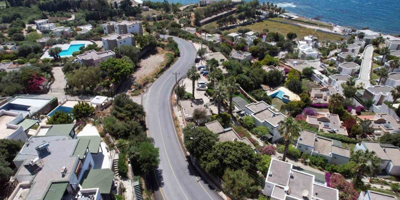 Bodrum’un yolları yenilendi