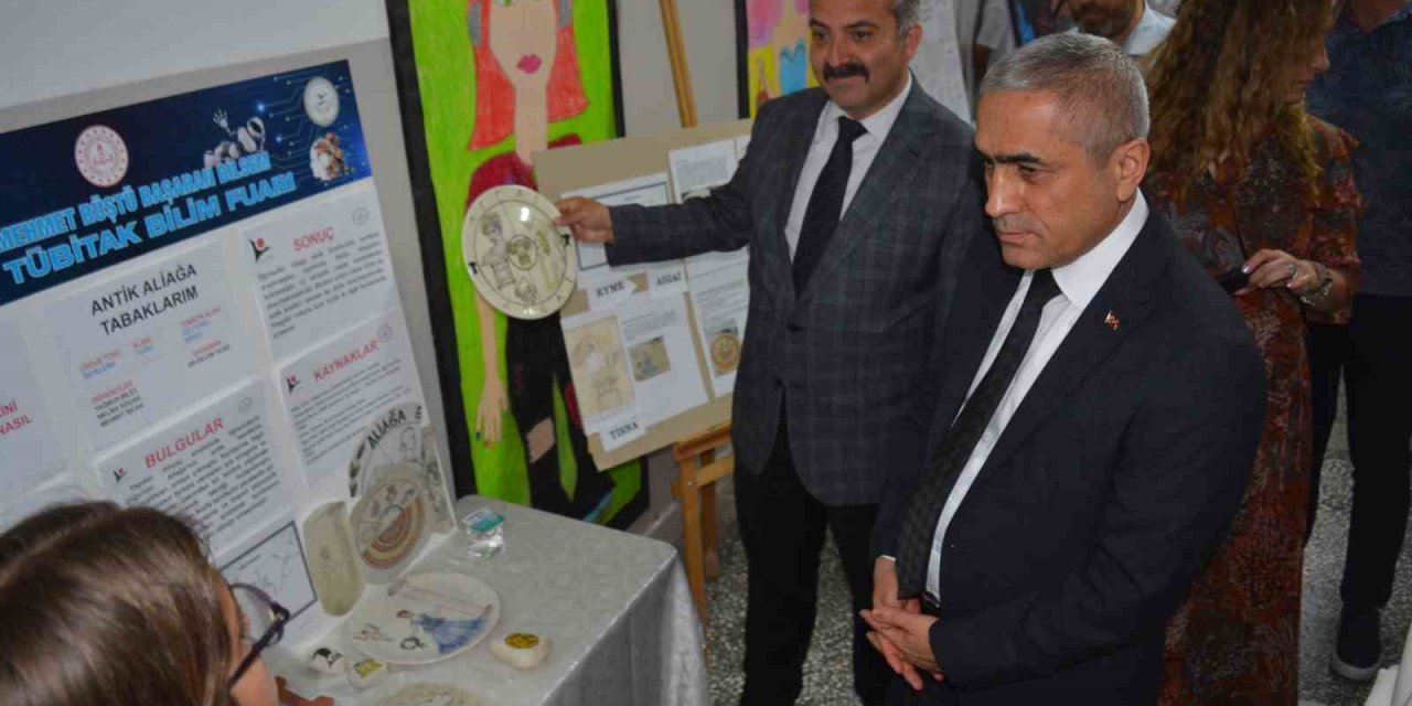 Aliağa’nın tarihi ve doğası TÜBİTAK 4006-B Bilim Fuarı’nda renklendi