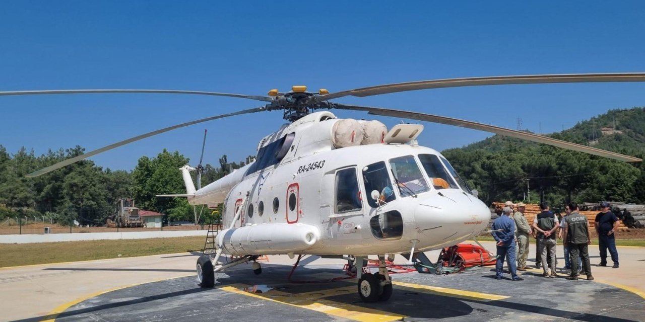 Muğla’da ilk yangın helikopteri göreve başladı