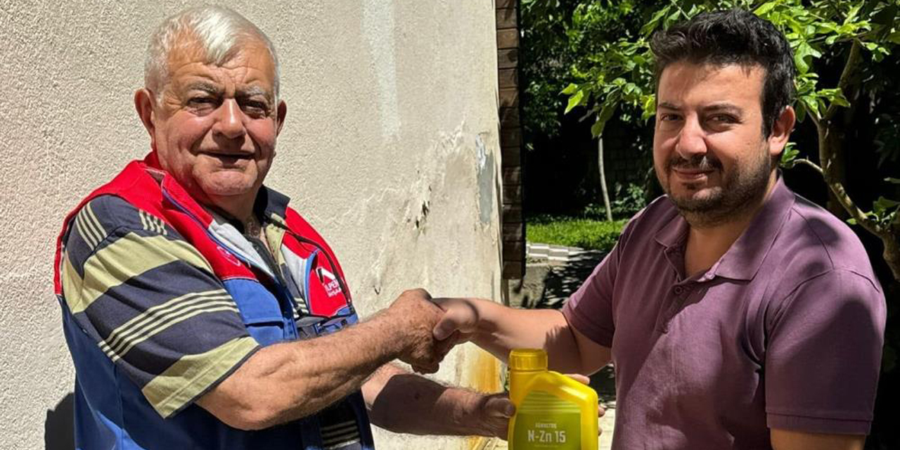 Kuyucak’ta atık getiren üretici sıvı gübre ile ödüllendirildi