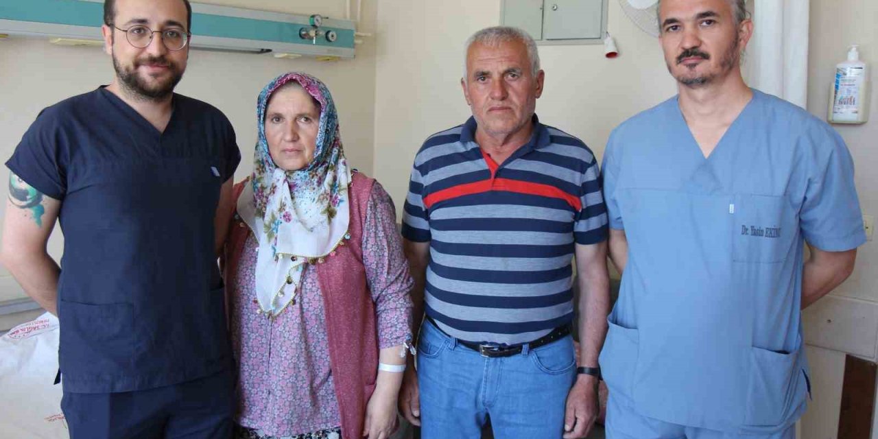 Akciğerindeki kötü huylu kitleden video yardımlı cerrahi yöntemiyle kurtuldu