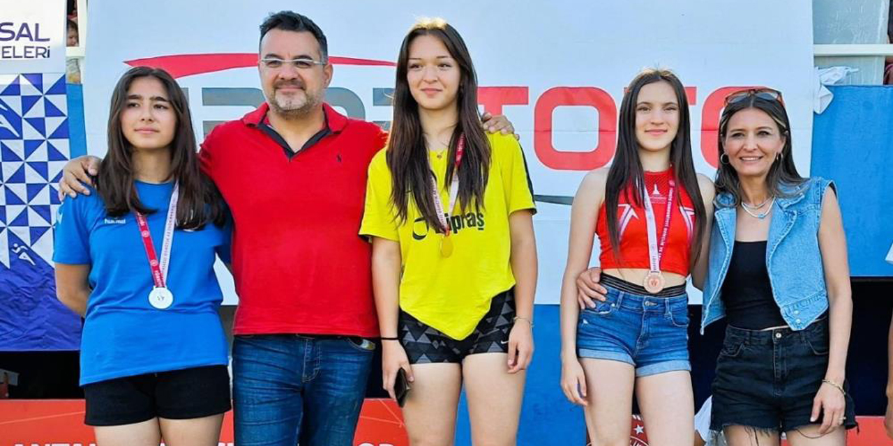 Aydınlı genç sporcular Antalya’ya damga vurdu