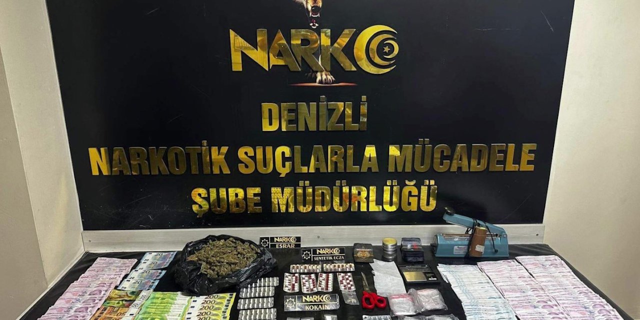 Denizli’de gözaltına alınan 60 zehir tacirinden 23’ü tutuklandı