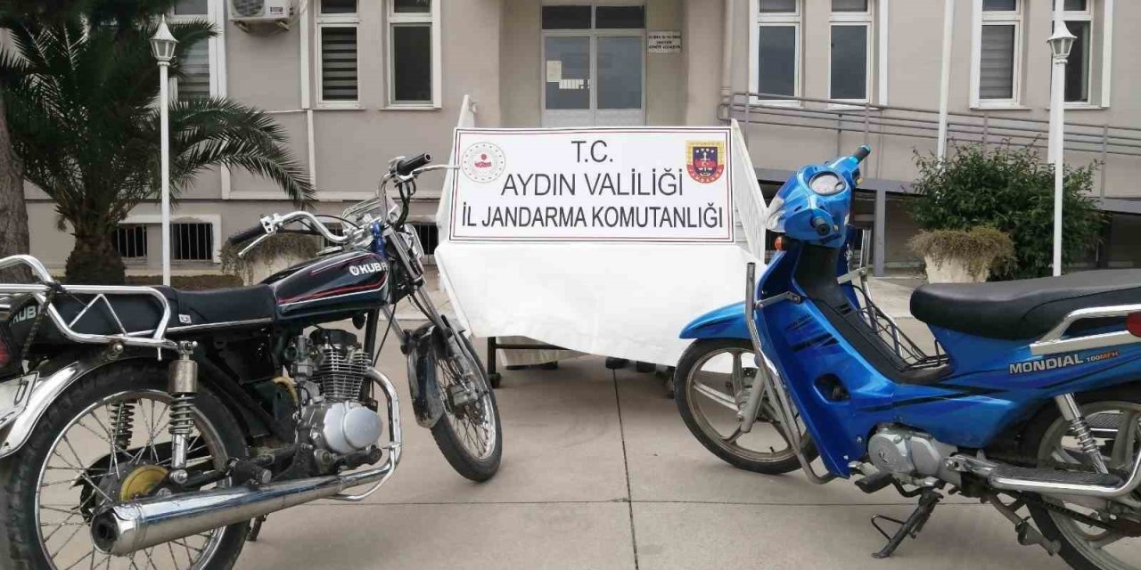 Sultanhisar’da iki motosiklet ele geçirildi