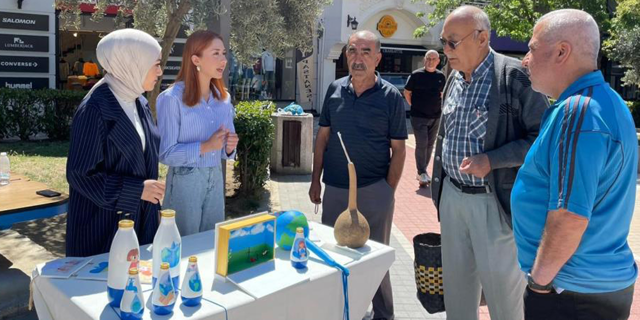 Üniversiteli gençler, su tasarrufunun önemine dikkat çekti